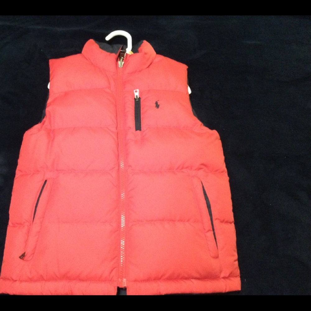 Ralph Lauren polo blue and red reversible vest